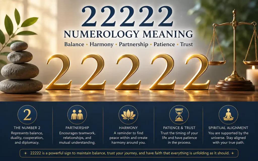 22222 Angel Number Meaning